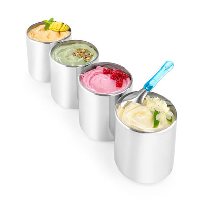 HENDI Round Ice Cream Container Profi Line 7 l – Stainless Steel 18/8