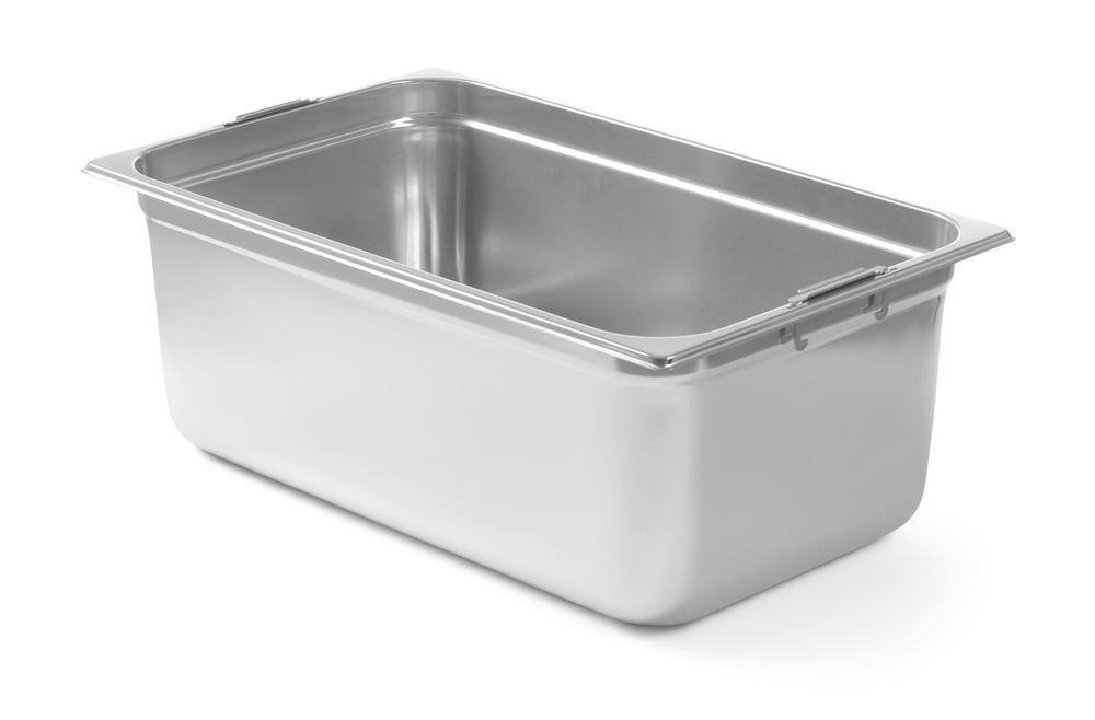 HENDI GN-Behälter GN 1/1 mit Klappgriffen – 100 mm tief, 14 l
