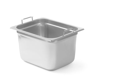 HENDI GN-Behälter GN 1/2 mit Klappgriffen – 200 mm tief, 12,5 l