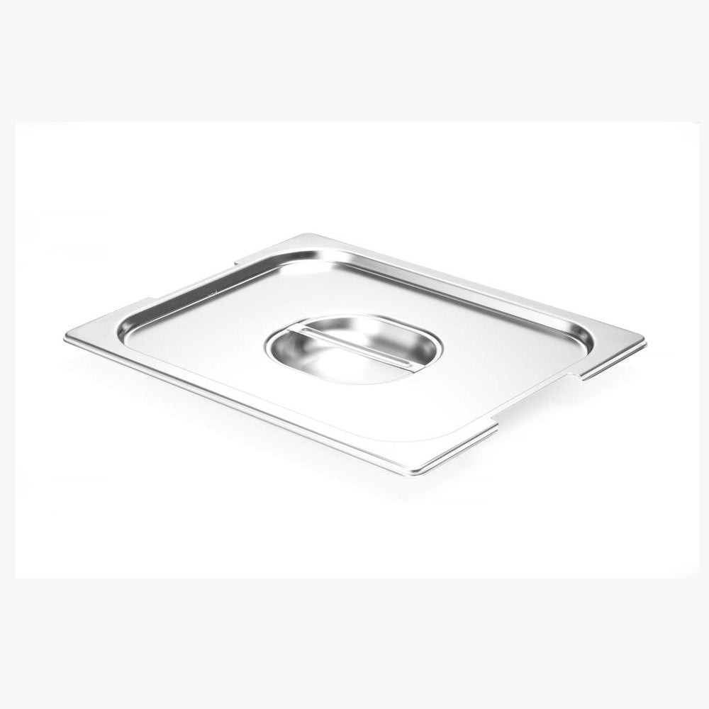 HENDI GN-Deckel GN 1/2 mit Griffaussparung – Edelstahl 18/10