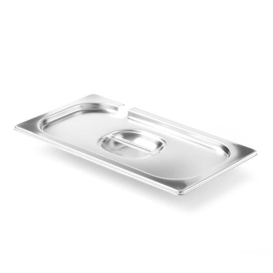 Gastronorm-Deckel mit Löffelaussparung, HENDI, Profi Line, GN 1/3, 325x176mm HENDI