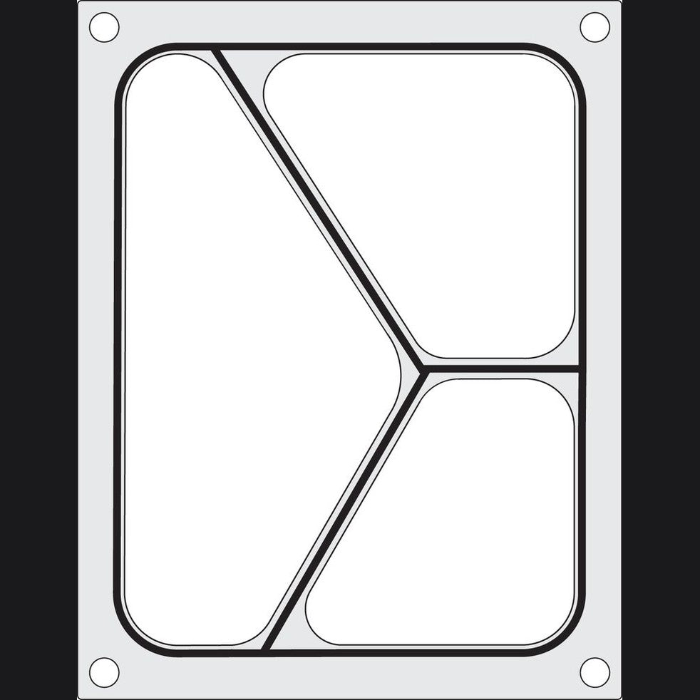 HENDI Matrize für Versiegelungsmaschine – 3-teilig, 227 × 178 mm HENDI