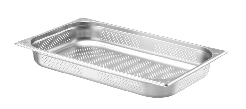HENDI Behälter GN 1/1 perforiert Kitchen Line – 9 L, H65 mm HENDI