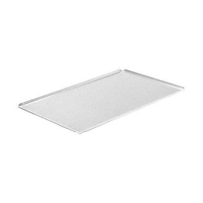 HENDI Blech mit 4 Rändern 600 × 400 mm – Aluminium, perforiert