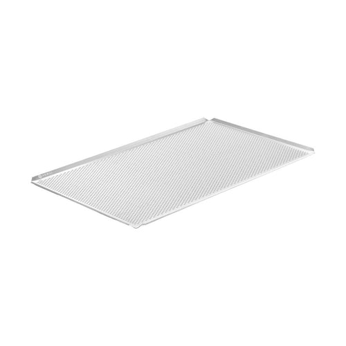 HENDI Blech mit 4 Rändern 600 × 400 mm – Aluminium, perforiert