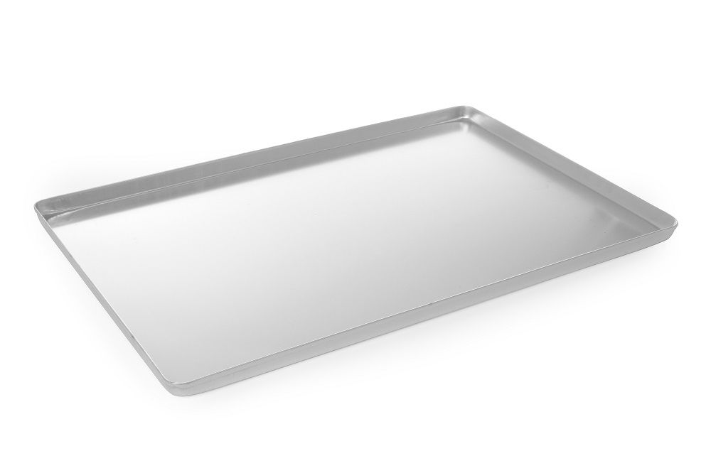 HENDI Auslagetablett für Süsswaren 300 × 200 mm – Aluminium, Silber