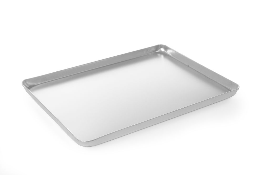 HENDI Auslagetablett für Süsswaren 400 × 300 mm – Aluminium, Silber