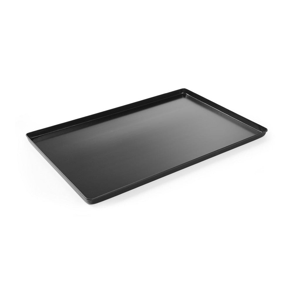 HENDI Auslagetablett für Süsswaren 600 × 400 mm – Aluminium, Schwarz