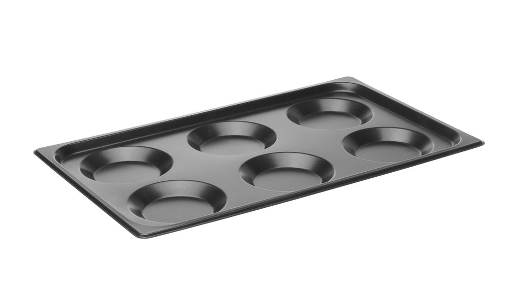 HENDI Backblech Convectomat Pancake GN 1/1 – 6 Formen, antihaft