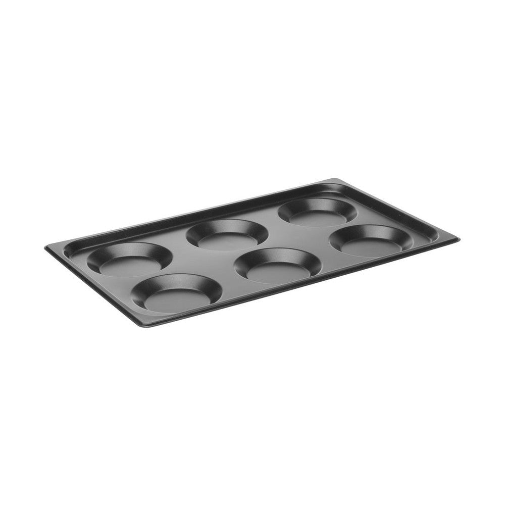 HENDI Backblech Convectomat Pancake GN 1/1 – 6 Formen, antihaft