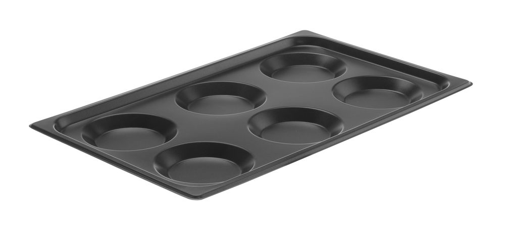 HENDI Backblech Convectomat Pancake GN 1/1 – 6 Formen, antihaft