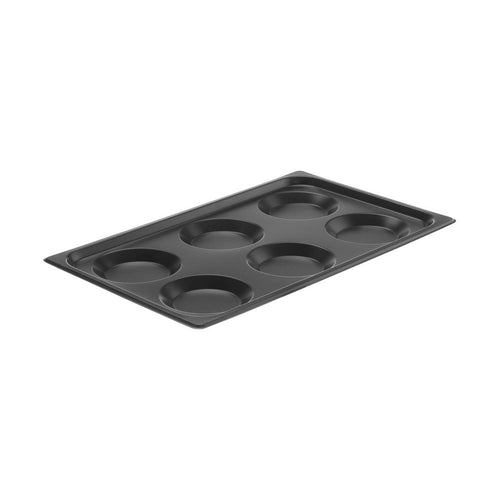 HENDI Backblech Convectomat Pancake GN 1/1 – 6 Formen, antihaft