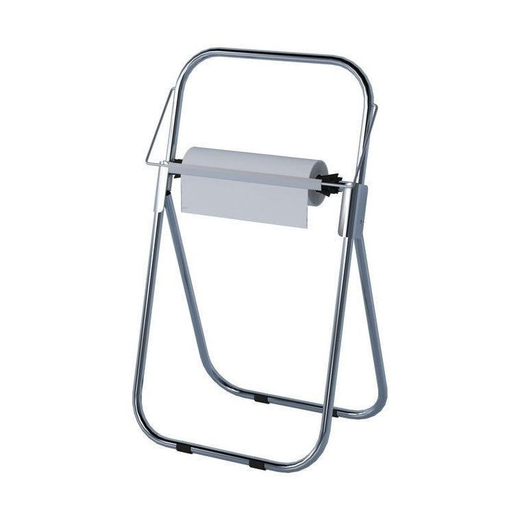 HENDI Papierhandtuchspender freistehend – Edelstahl, Rollen 430 mm