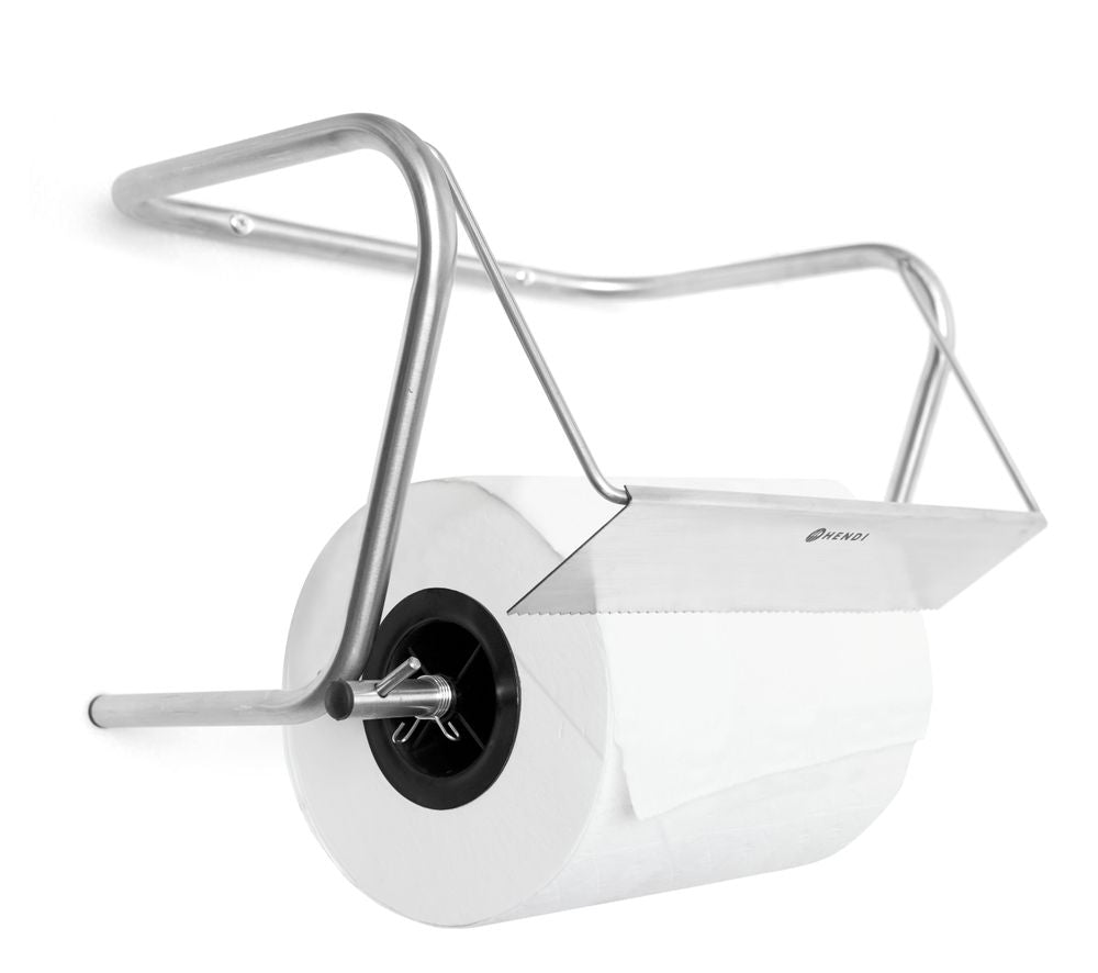 HENDI Papierhandtuchspender Wandmontage – Edelstahl, Abrissleiste
