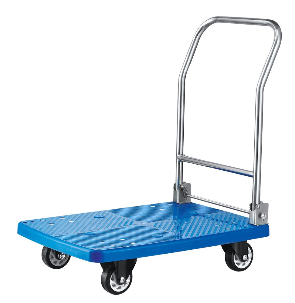 HENDI Plattformwagen AmerBox – klappbar, 2 Lenkrollen HENDI