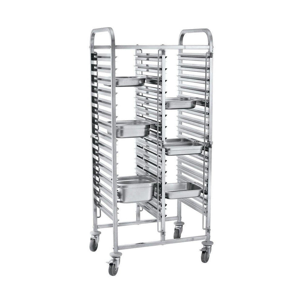 HENDI Transportwagen doppelt – 30 × GN 1/1 HENDI