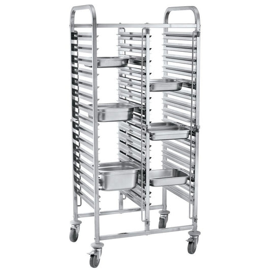 Transportwagen doppelt - 30xGN1/1, HENDI, 798x610x H 1710mm HENDI