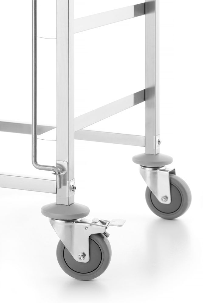 HENDI Transportwagen für Spülmaschinenkörbe – 7 Körbe à 500 × 500 mm