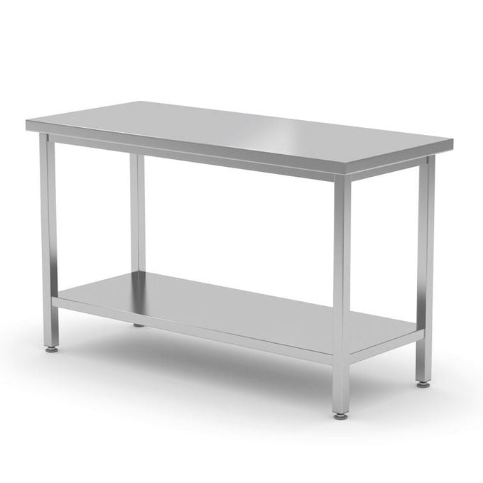 Zentraler Arbeitstisch – verschraubt, HENDI, Kitchen Line, 1600x700x H 850mm HENDI