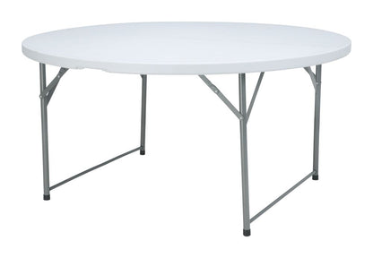 HENDI Buffettisch rund klappbar – Ø 1500 mm, weiss