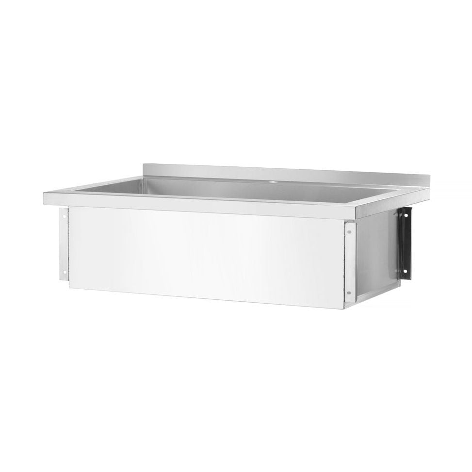 HENDI Spültisch Budget Line – 1 Becken, 800 × 600 mm HENDI