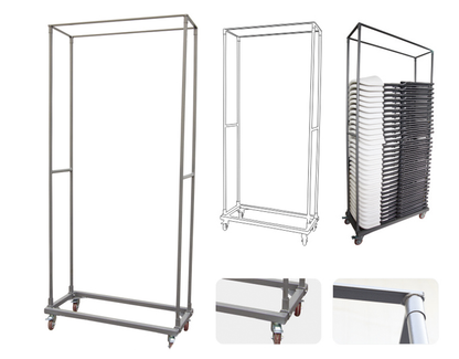 AmerBox Transportwagen für Stühle – bis 25 Stühle