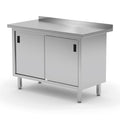 Wandtischschrank mit Schiebetüren – verschweißt, HENDI, Profi Line, 1000x600x H 850mm HENDI