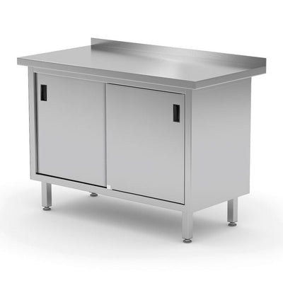 HENDI Wall-Mounted Cabinet Profi Line – 1000 × 600 mm, Sliding Doors