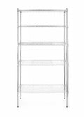 HENDI Lagerregal Chrom – 5 Gitterregale, 910 × 455 mm HENDI