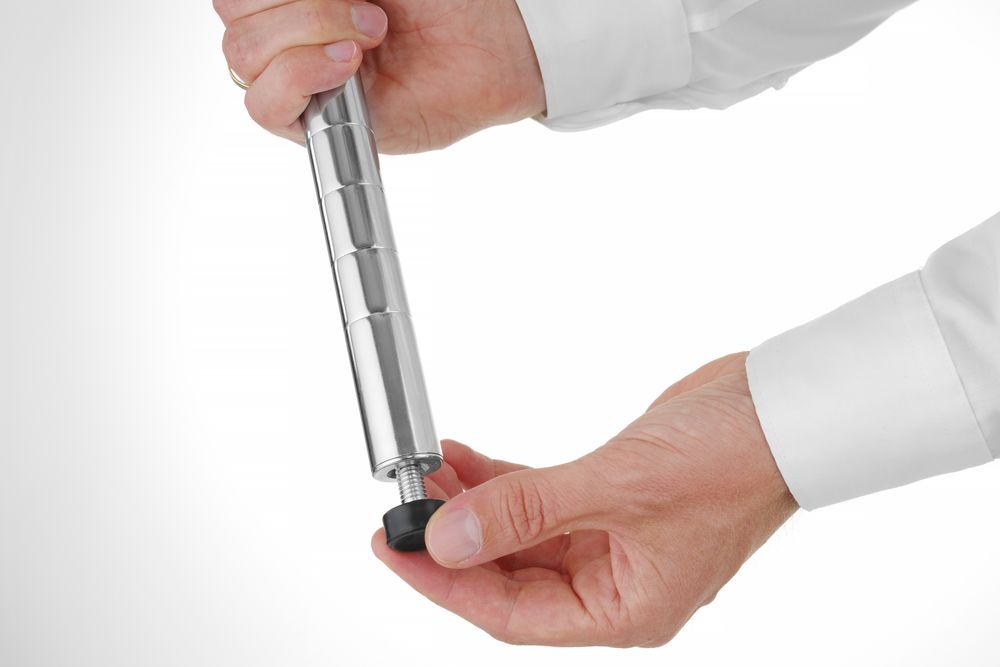 HENDI Lagerregal Chrom – 5 Gitterregale, 910 × 455 mm