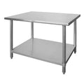 HENDI Arbeitstisch zentral Budget Line – 1400 × 600 mm, Edelstahl HENDI