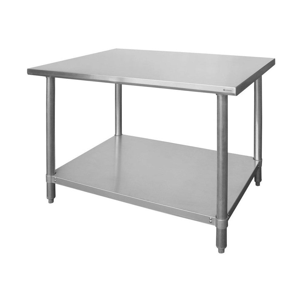 HENDI Arbeitstisch zentral Budget Line – 1600 × 600 mm, Edelstahl HENDI