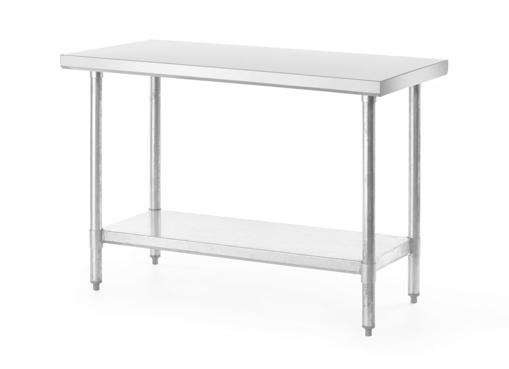 HENDI Arbeitstisch zentral Budget Line – 1200 × 600 mm, Edelstahl HENDI