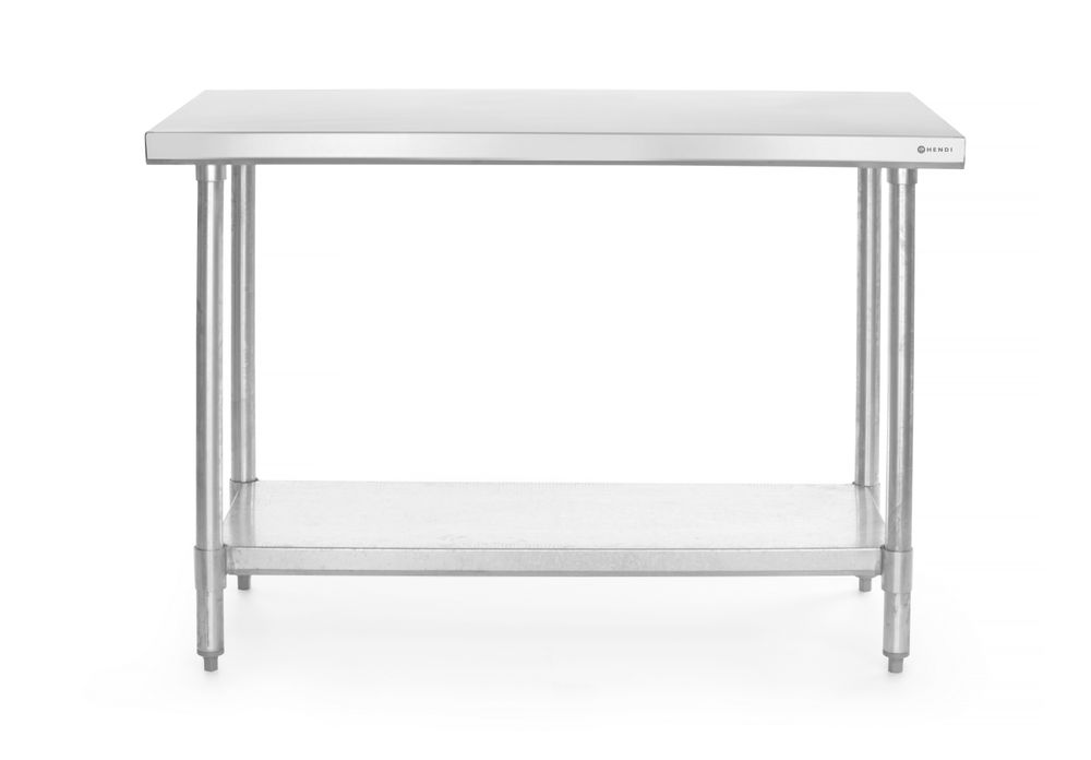 HENDI Arbeitstisch zentral Budget Line – 1200 × 600 mm, Edelstahl HENDI