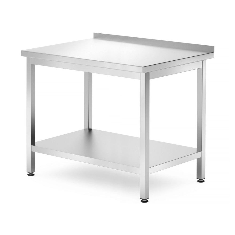 Wandtisch mit Ablage – verschraubt, Tiefe 700 mm, HENDI, Kitchen Line, 1000x700x H 850mm HENDI