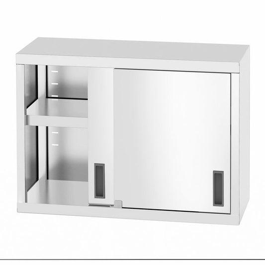 Wandschrank – verschweißt, mit Schiebetüren, HENDI, Profi Line, 1000x300x H 600mm HENDI