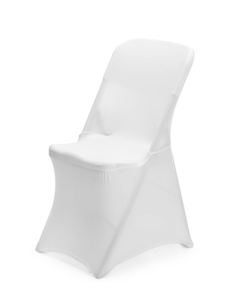 HENDI Klappstuhlbezug Kitchen Line – Jersey, Weiss