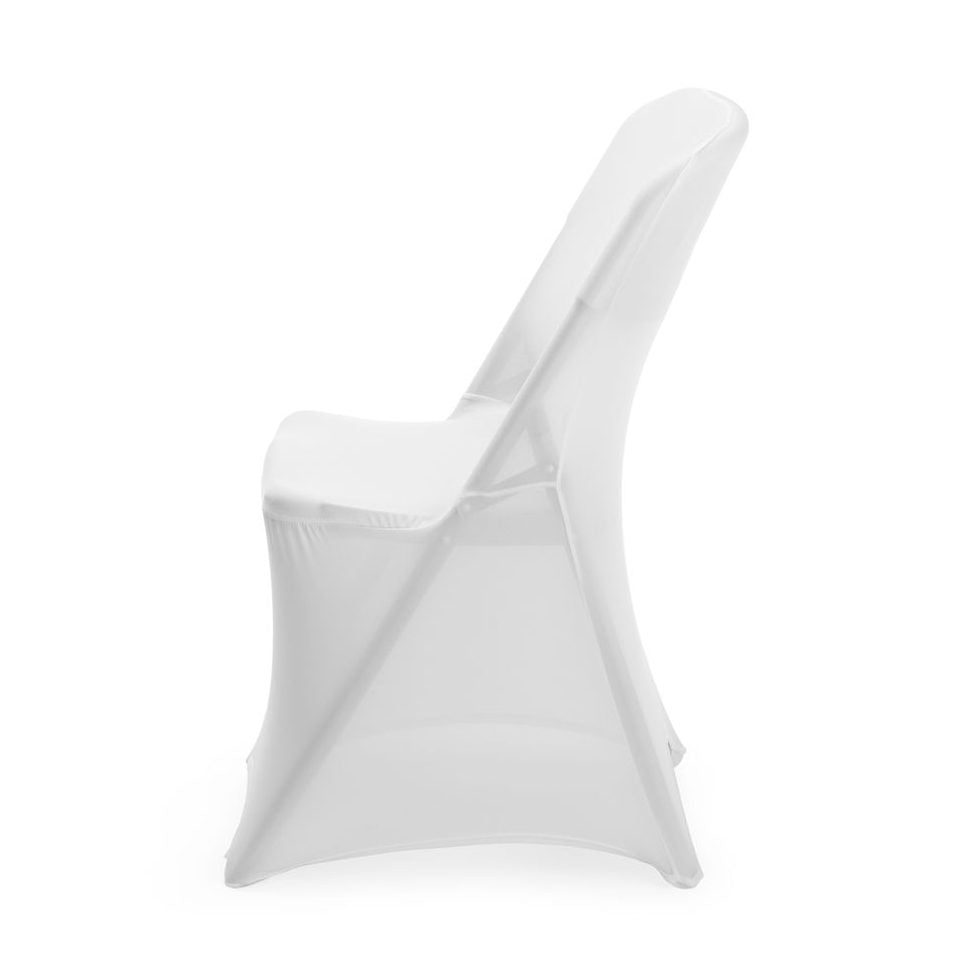 HENDI Klappstuhlbezug Kitchen Line – Jersey, Weiss