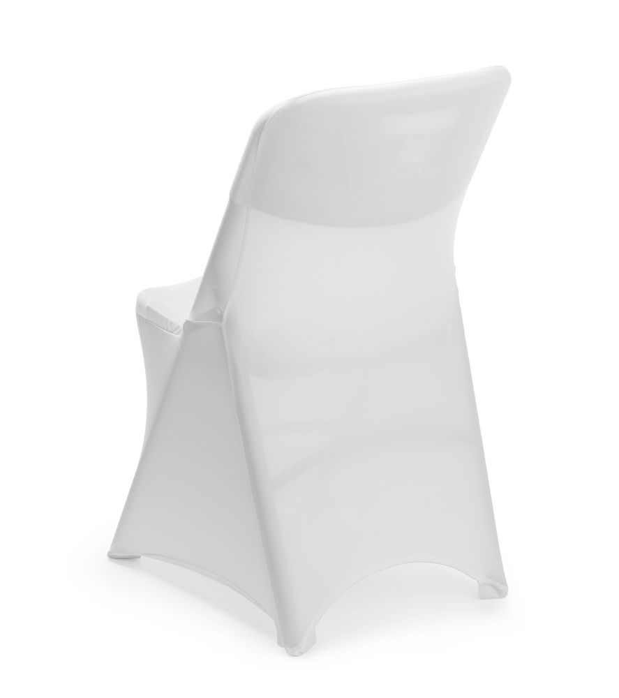 HENDI Klappstuhlbezug Kitchen Line – Jersey, Weiss