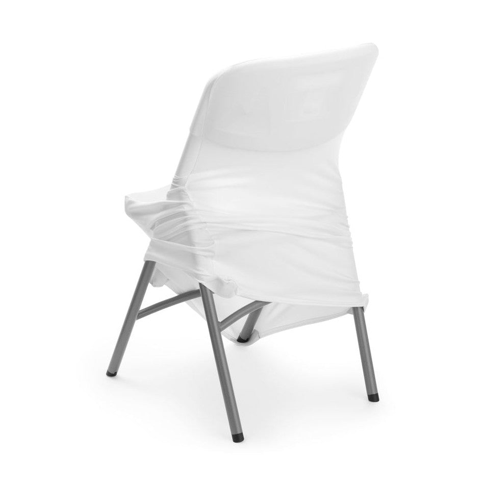HENDI Klappstuhlbezug Kitchen Line – Jersey, Weiss
