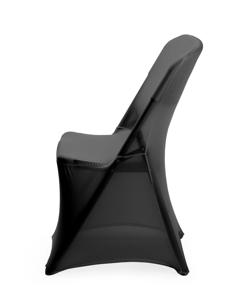HENDI Klappstuhlbezug Kitchen Line – Jersey, Schwarz