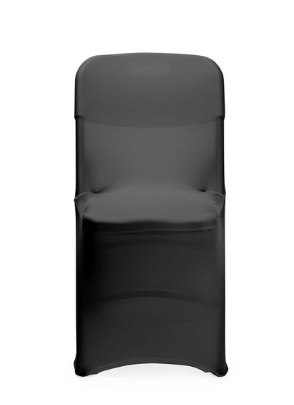 HENDI Klappstuhlbezug Kitchen Line – Jersey, Schwarz