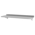 HENDI Wandablage mit 2 Konsolen – 1400 × 300 mm, Edelstahl HENDI