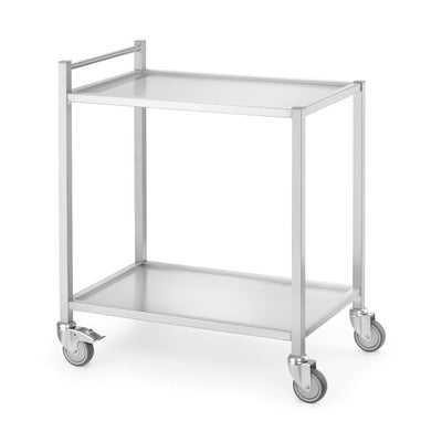 HENDI Service Cart Profi Line Welded – Stainless Steel, Raised Edge