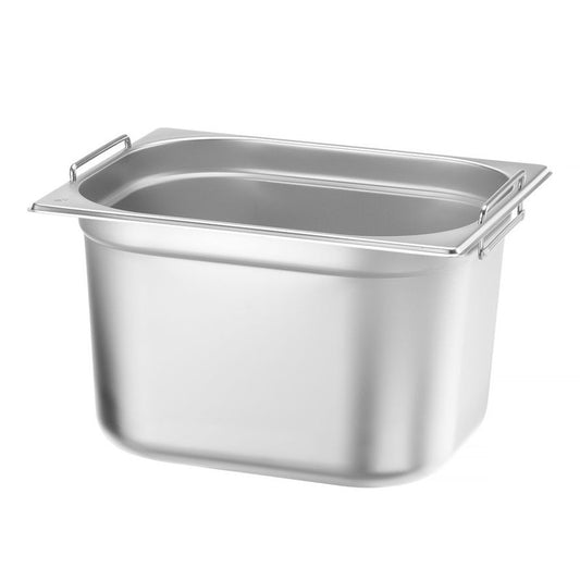 Gastronorm-Behälter 1/2 Budget Line mit Griffen, HENDI, Budget Line, GN 1/2, 9,5L, 325x265x H 150mm HENDI