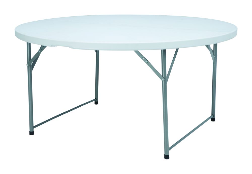 AmerBox Buffettisch rund – Ø 1830 mm, klappbar, Weiss