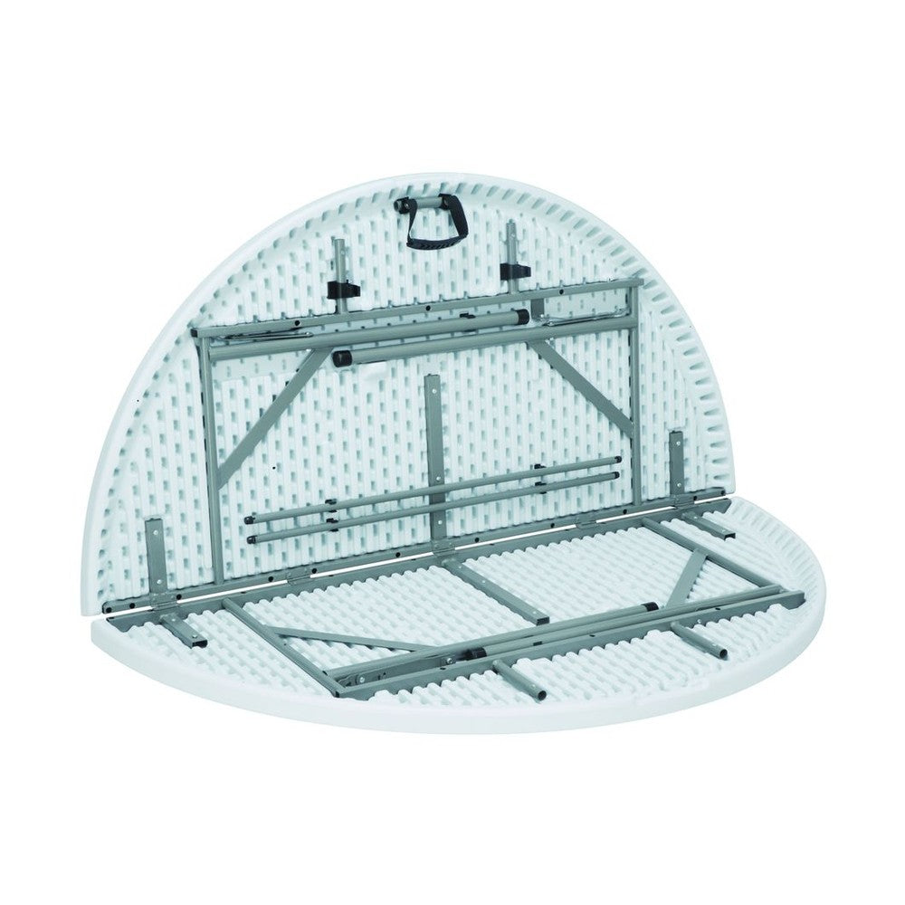 AmerBox Buffettisch rund – Ø 1830 mm, klappbar, Weiss