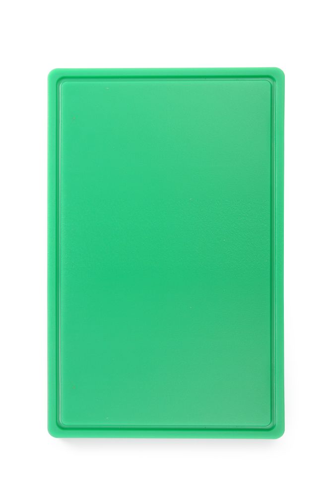 HENDI HACCP-Schneidbrett GN 1/1 Grün – 530 × 325 mm