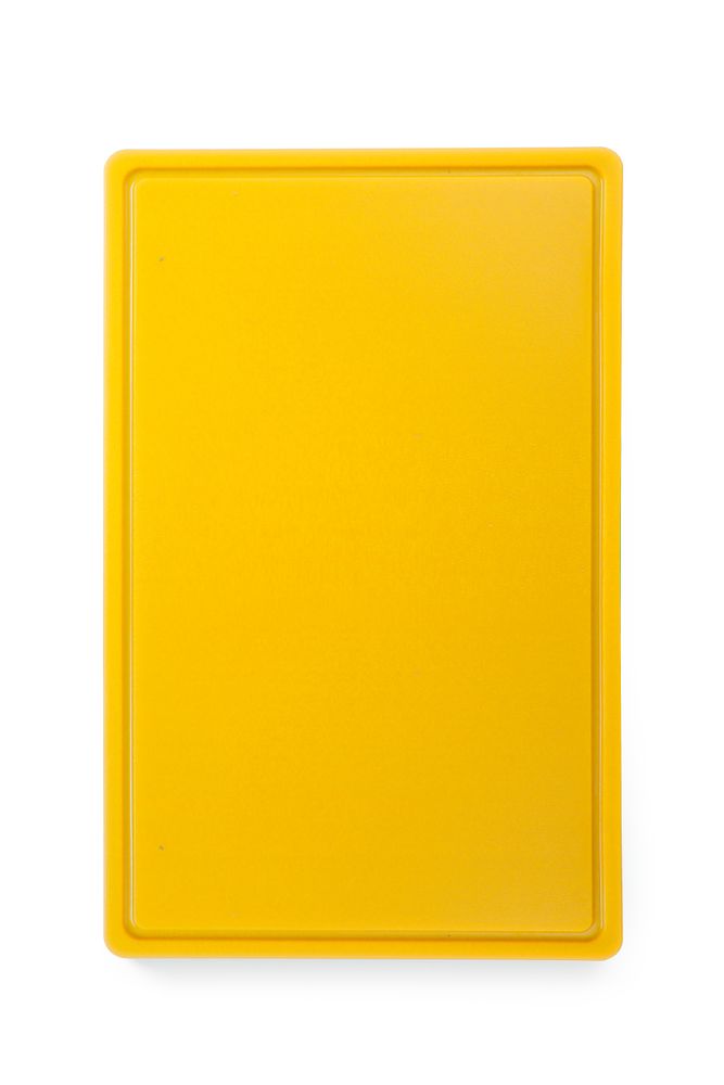 HENDI HACCP-Schneidbrett GN 1/1 Gelb – 530 × 325 mm