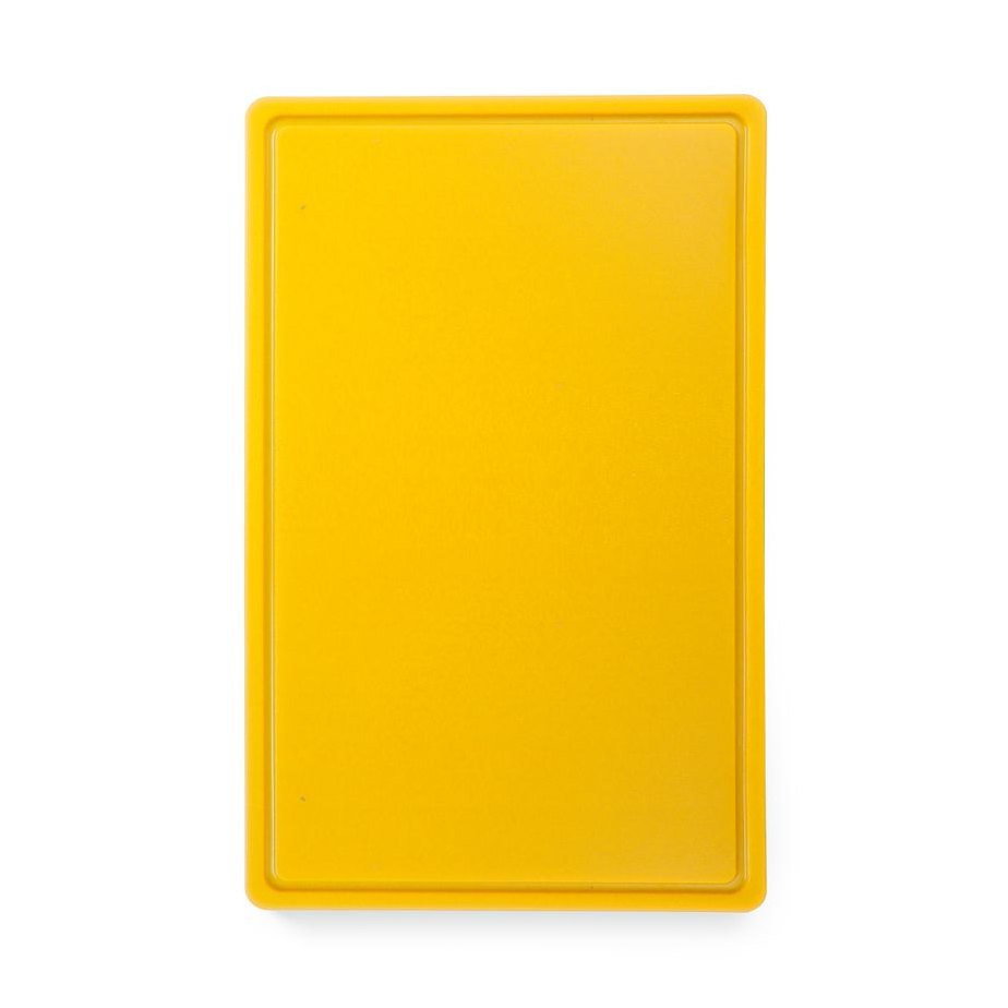HENDI HACCP-Schneidbrett GN 1/1 Gelb – 530 × 325 mm HENDI